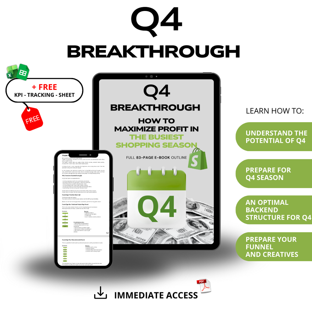 Q4 BREAKTROUGH - HOW TO MAXIMIZE PROFIT IN THE BUSIEST SHOPPING SEASON