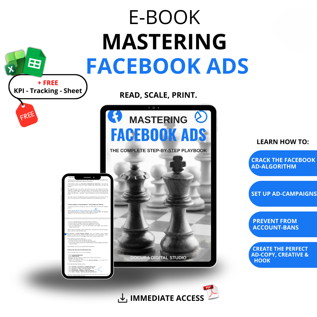 MASTERING FACEBOOK ADS - The Complete step-by-step playbook