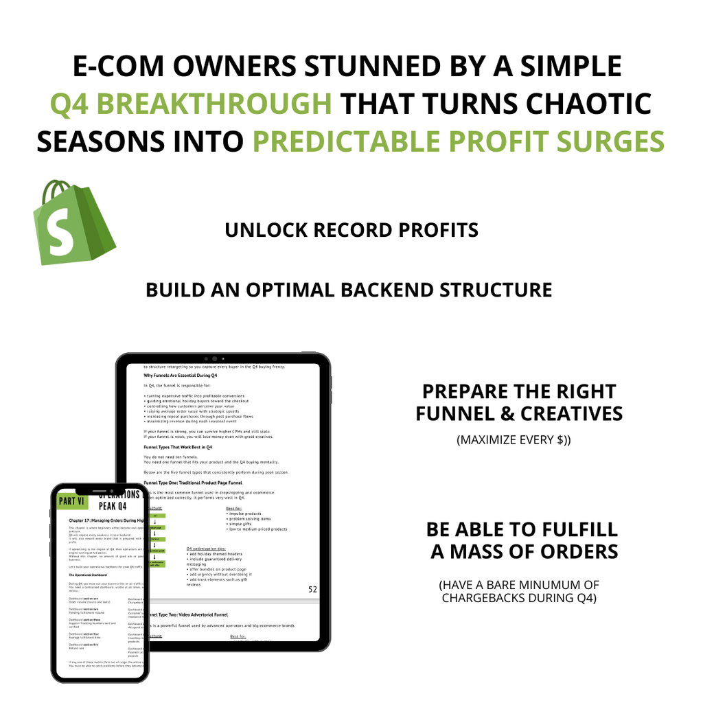 Q4 BREAKTROUGH - HOW TO MAXIMIZE PROFIT IN THE BUSIEST SHOPPING SEASON